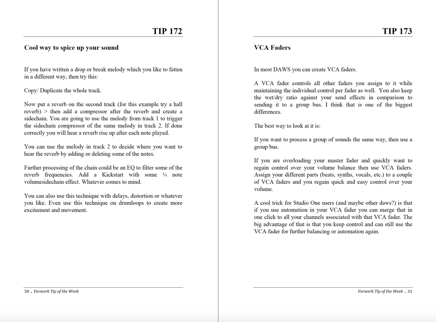 Vorwerk TipOfTheWeek Part 2