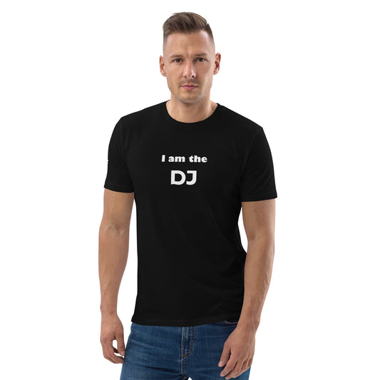 I am the DJ, but he produced my track. Unisex organic cotton t-shirt